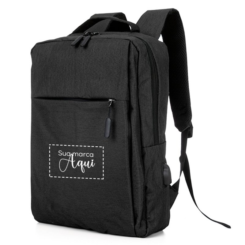 Mochila de Nylon USB 21L P/ NOTEBOOK Personalizada