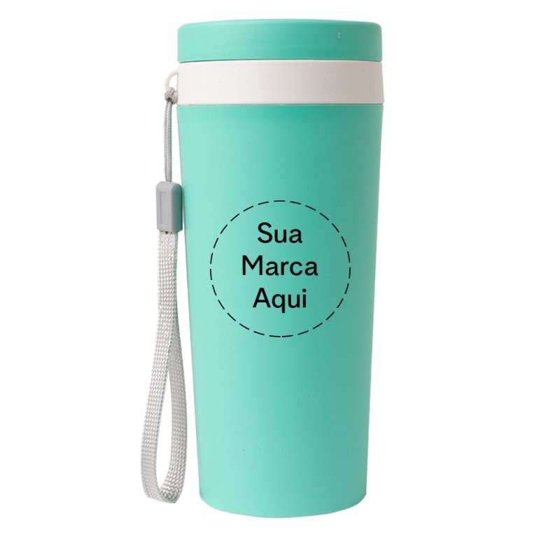 Copo Fibra de Bambu 350ml Personalizado