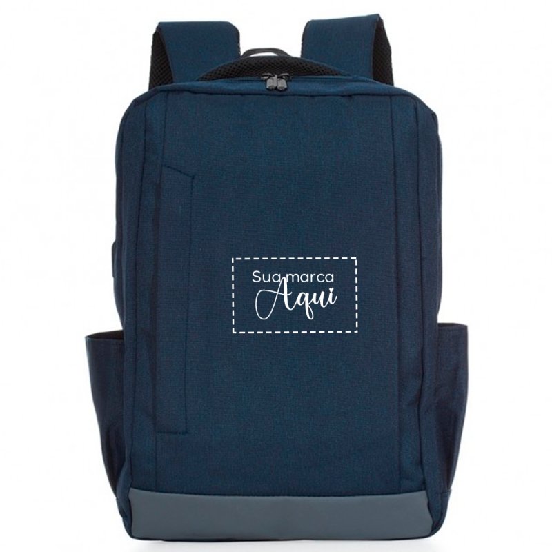 Mochila de Nylon USB 27L P/ NOTEBOOK Personalizada