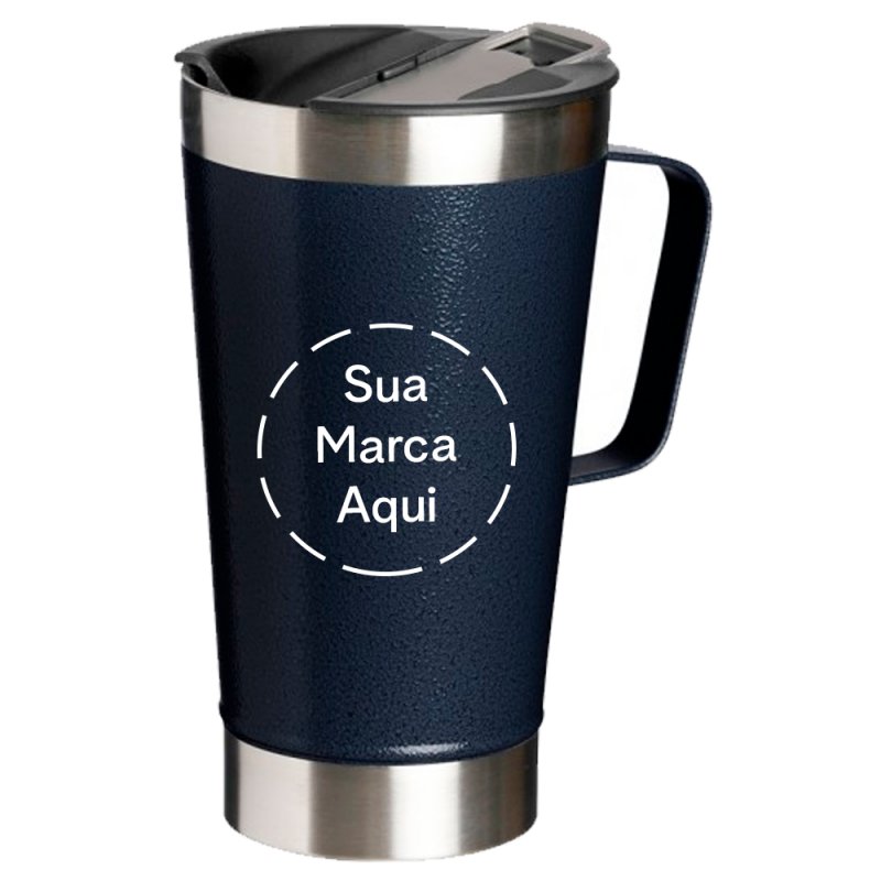 Caneca Trmica Inox com Abridor 500ml Personalizada