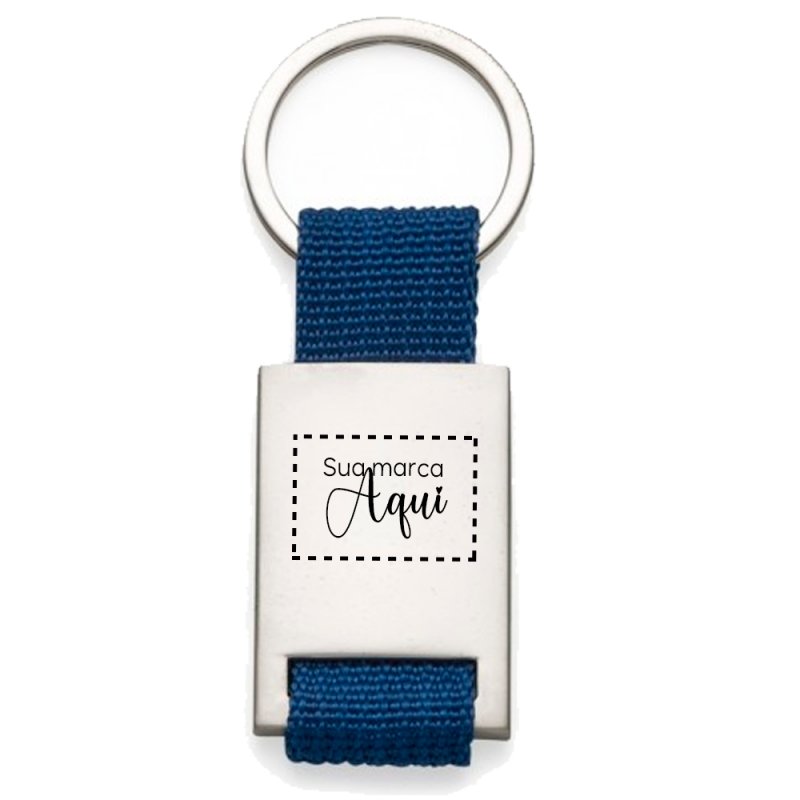 Chaveiro Metal com Nylon Personalizado