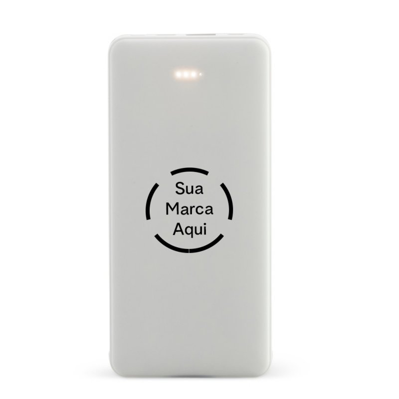 Power Bank 10.000mAh com Indicador LED Personalizado