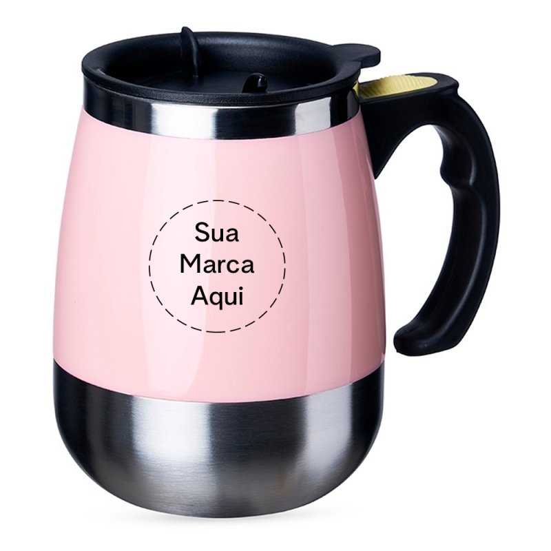 Caneca com Misturador 350ml Personalizada