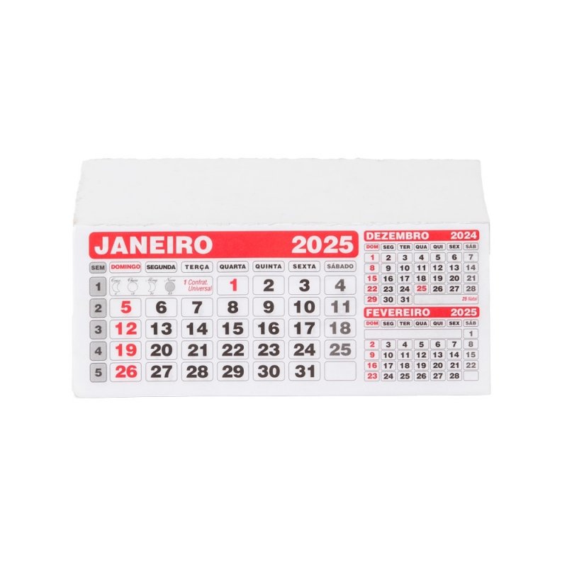 Folhinha Calendrio 2025 Personalizado