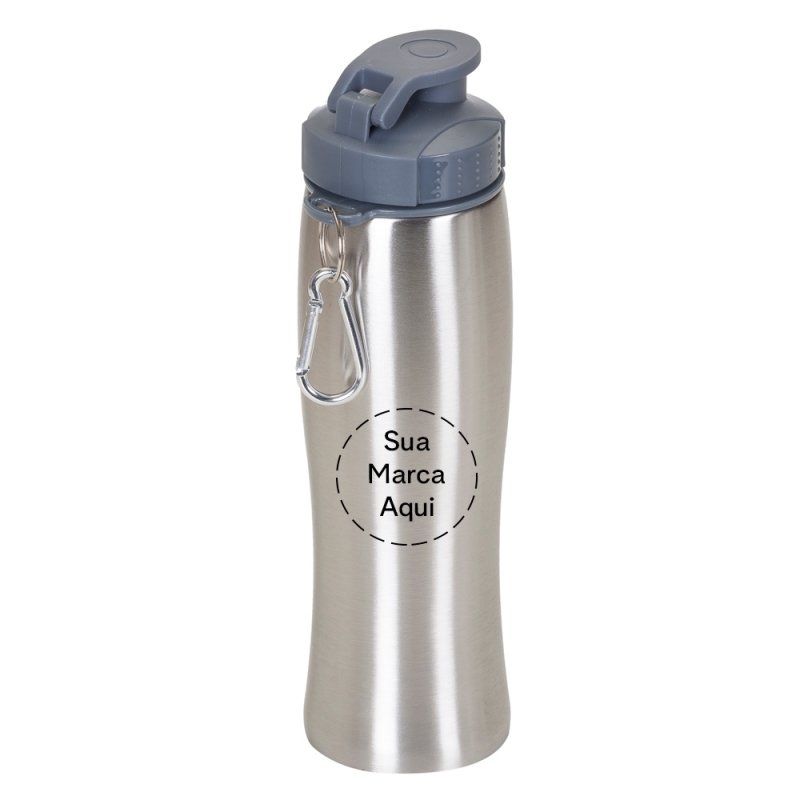 Garrafa Squeeze Inox 750ml Personalizada