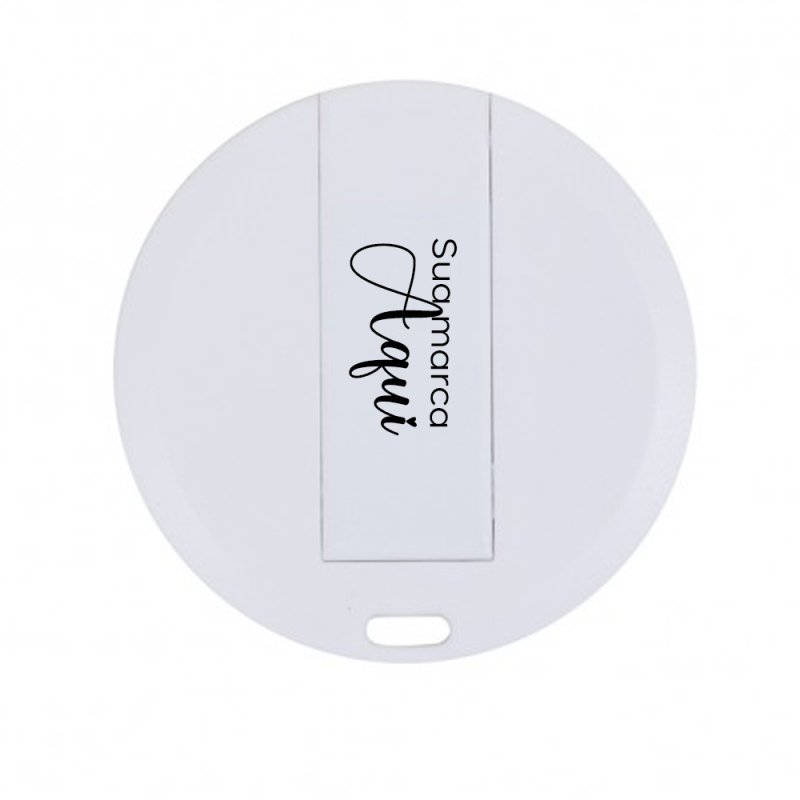 Carcaa Redonda para Pen Card Personalizada