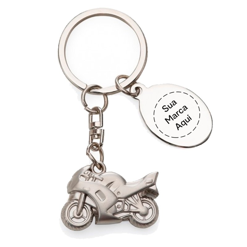 Chaveiro Metal Motocicleta Personalizada