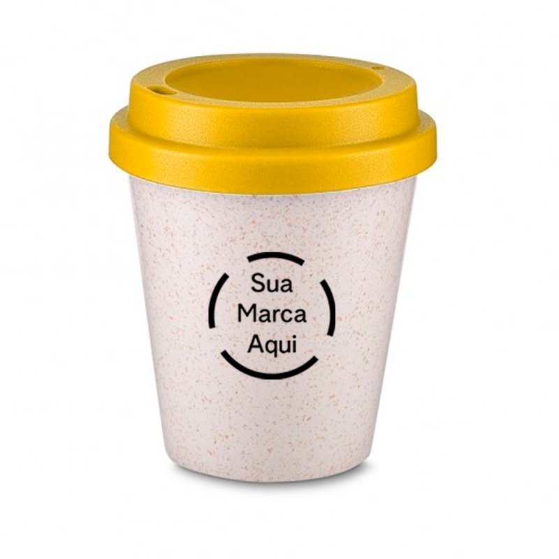 Copo Fibra de Arroz 350ml Personalizado