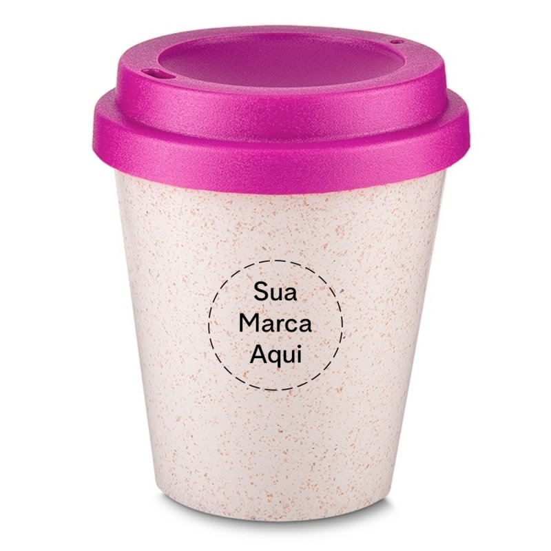 Copo Fibra de Arroz 350ml Personalizado