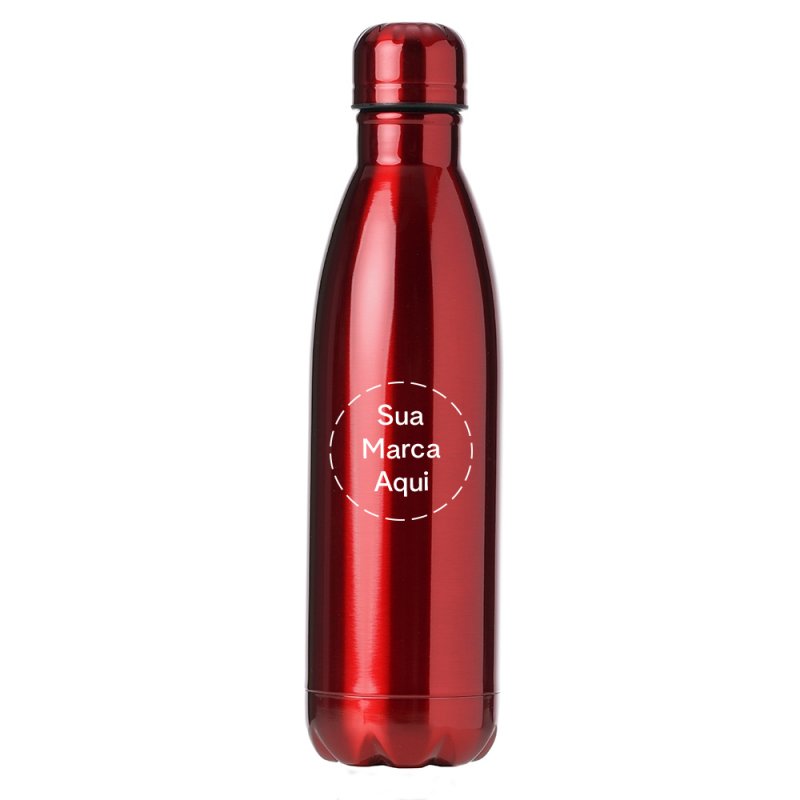 Garrafa Squeeze Inox 750ml Personalizado