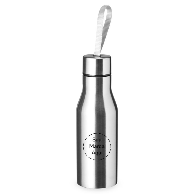 Garrafa Squeeze Inox 500ml Personalizada