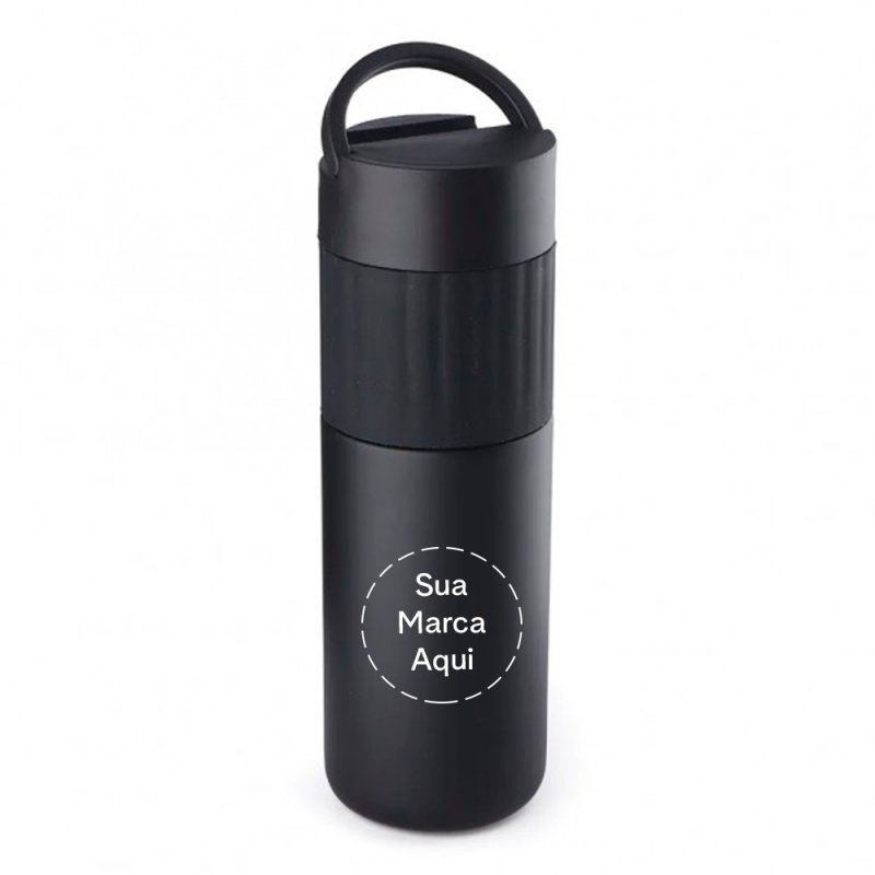 Garrafa Trmica 500ml com Suporte para Celular Personalizada