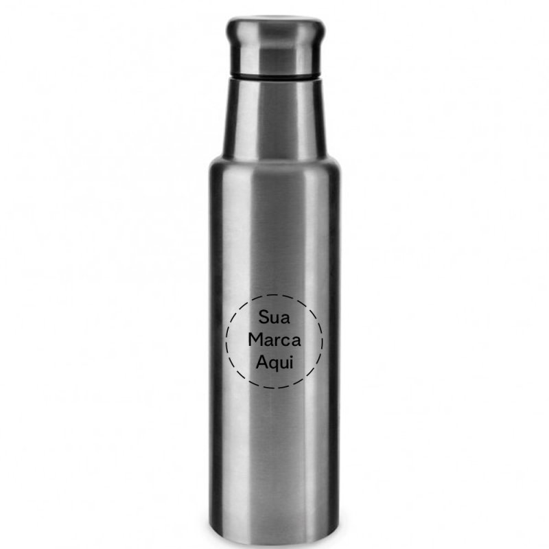 Garrafa Squeeze Inox 980ml Personalizada