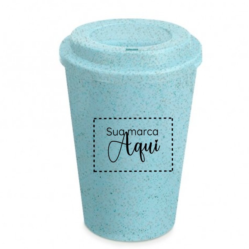 Copo Fibra de Arroz 450ml Personalizado