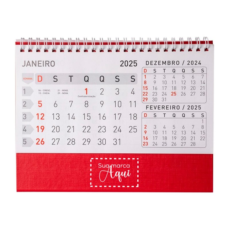 Calendrio de Mesa 2025 Personalizado