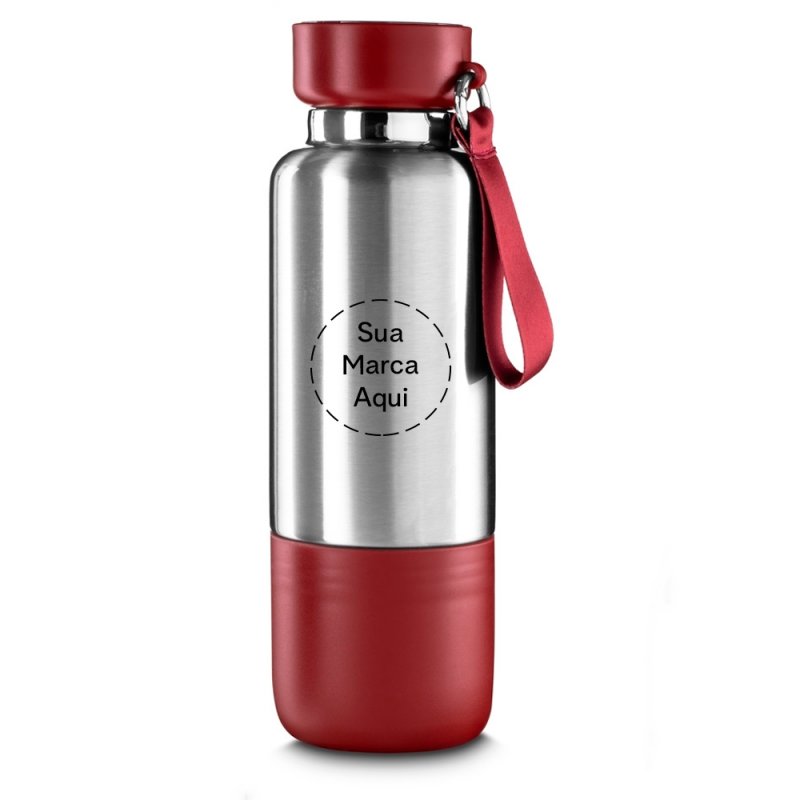 Garrafa Trmica Inox 500ml Personalizada