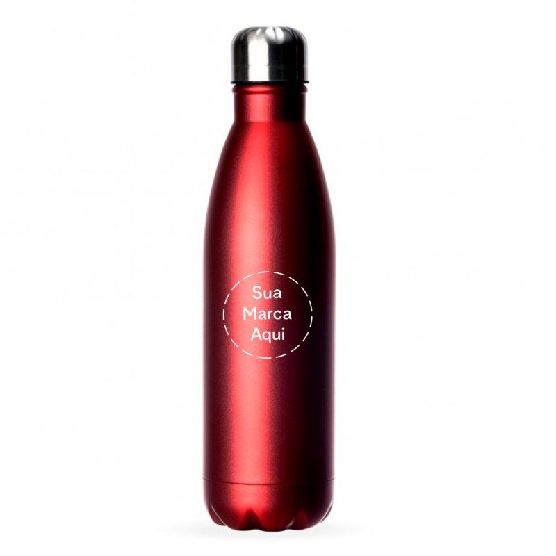 Garrafa Squeeze Inox 750ml Personalizada