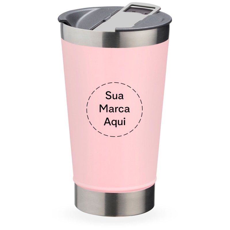 Copo Trmico com Tampa 500ml com Abridor Personalizado