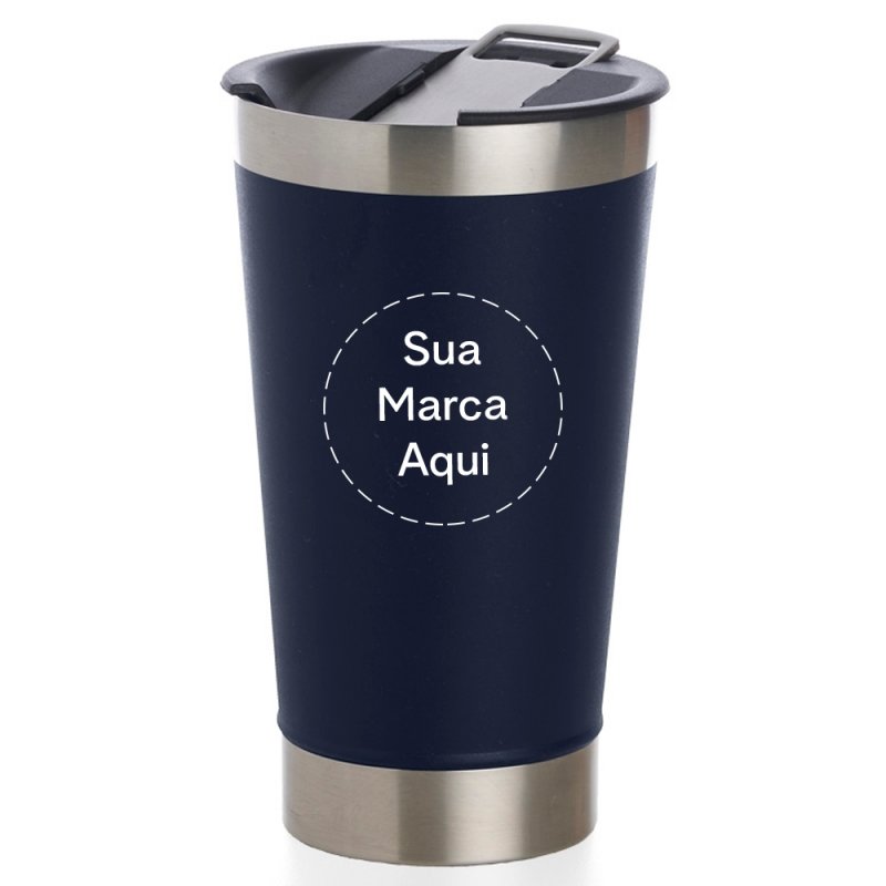 Copo Trmico com Tampa 500ml com Abridor Personalizado