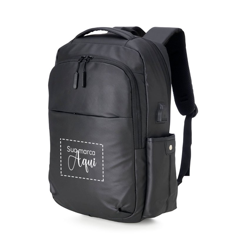 Mochila Couro Sinttico 20L P/ NOTEBOOK Personalizada